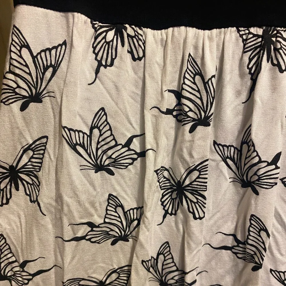 Kickee Pants Short Sleeve Swing Dress Romper Swallowtail Girl